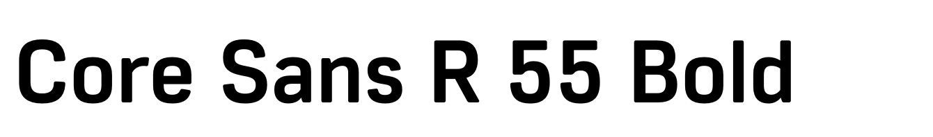 Core Sans R 55 Bold